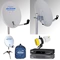 Micro Camping Sat-Anlage CS55 Easyfind inkl. HDTV Receiver Tasche HDTV