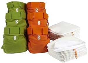 gDiapers Sweet Bundle with Cloth Inserts, Medium