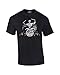 Drum Short Sleeve T-Shirt Rock 101 Abe Lincoln Drumming Drummer Rock Funny Abraham Retro Heavy Metal -Black-Medium