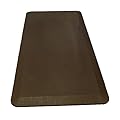 Anti-Fatigue Floor Mat - Premium Professional Grade Comfort by AirMat. Best for Kitchen / Chef, Stand up Desk, Office, Salon. Large Thick Non-Slip Foam Gel. Foot, Knee & Back Pain Relief from Standing. 20 x 36 inch (Black)