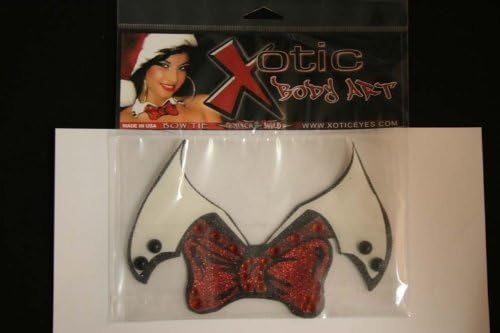 Xotic Eyes Collar Bow Glitter Professional Make up Costume Accessory