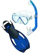Pirate Junior Silicone Mask/Fins/Dry Snorkel Set by Head Snorkeling