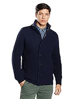 Fred Perry Chaqueta Punto Lana (Azul Noche)