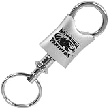 NCAA Wisconsin-Milwaukee Panthers Brushed Metal Valet Keychain