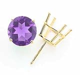 14k 10mm Tanvorite earring XE77TV