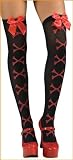 Halloween Stockings Crossbones Black Red