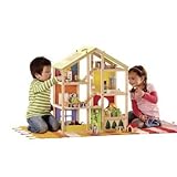 Educo Hape All Season Wooden Dollhouse - No Furntiure