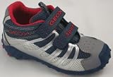 Geox Glib Kids Toddler Boys Shoes/ Sneakers Silver Navy