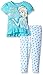 Disney Toddler Girls Frozen Legging Set with Fashion Top, Light Blue, 2T