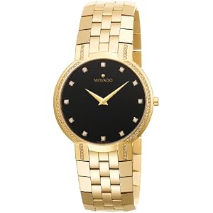 Movado Men's Faceto Gold-Plated Stainless Steel Watch #0606238