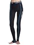 SKINS  T&R Black Long Tights Men's Compression Tights - Black/Blue, S