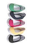 Real Comfort® Polka Dot Flats