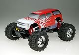 Venom Atomik Flame White-Red Suburban Body For T-E-Maxx-Revo-Savage by VENOM