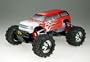 Venom Atomik Flame White-Red Suburban Body For T-E-Maxx-Revo-Savage