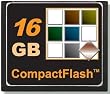 16GB Compact Flash for Nikon, Canon, Sony Digital SLR camera by Topram