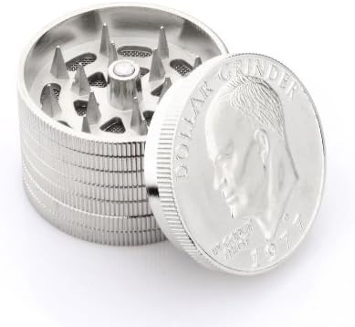Dfunlife United States Coin Shape Metal Tobacco Herb Grinder by Dfunlife