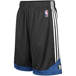 adidas Minnesota Timberwolves Black Pre-Game Mesh Basketball Shorts