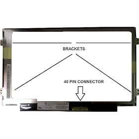 NEW LAPTOP MINI NETBOOK LED WSVGA SCREEN 10.1" INCH FOR ACER ASPIRE ONE HAPPY PINK-2DQPP