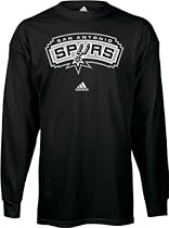 San Antonio Spurs adidas Primary Logo Long Sleeve T-Shirt