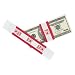 PM Company SecurIT $500 Kraft Currrency Bands, 1.25 x 7.62 Inches, White/Red , 25,000/Carton (55030)