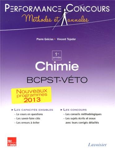 Download Chimie 1re année BCPST-Véto Download Chimie 1re année BCPST-Véto