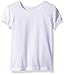 The Children's Place Big Girls Basic Short Sleeve Layering Tee, White, Medium/7/8
