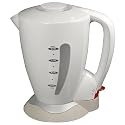 Kalorik JK-20461 1100-Watt Silver Line 2-Quart Cordless Electric Tea Kettle