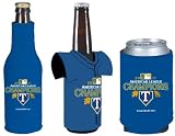 Texas Rangers 2011 ALCS Champions Can Kaddy, Bottle Jersey & Bottle Suit Cooler Koozies Fan Pack