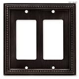 Brainerd #64403 Bronze Bead Double GFC Plate