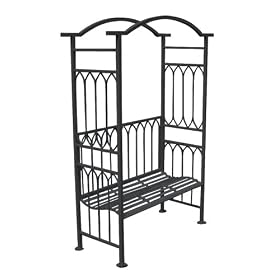 81 Tierra Derco Steel Garden Bench Arch Arbor by 