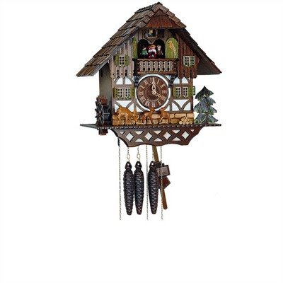 14 8-Day Movement Cuckoo with Bambis