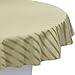 Trendex Home Designs Domino Round Tablecloth, 60-Inch, Grass
