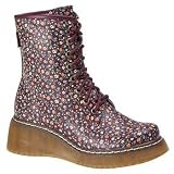 Sugar Women's Rockband Pu Ditzy Floral Pu Boot