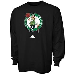 adidas Boston Celtics Black Full Primary Logo T-shirt
