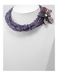 Amethyst Necklace In Sterling Silver
