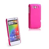 MaryCom PREMIUM QUALITÄT Hartcase Rückschale pink für das HTC Sensation XL Smartphone + Gratis Displayschutzfolie / RCP SXL