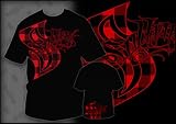Sullen FLANNEL SCRIPT Mens T-Shirt in Black