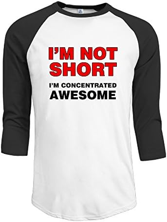 Men's Raglan Not Short Concentrated Awesomf Sportshirt 3/4 Sleeve