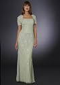 Sage Formal Evening Dress with Bolero - Mother of Bride & Groom, Wedding, Party, MOB Gown by Sean Collection (7313)