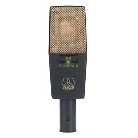 AKG C414BXLII Vocal Condenser Microphone (Includes shockmount, case, windscreen and pop filter) by AKG