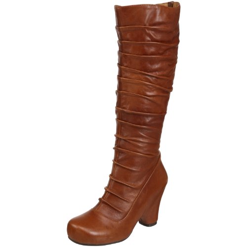 Miz Mooz Womens Jazmine Knee-High Boot,Cognac,10 M US
