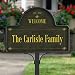 Family Welcome Personalized Yard Stake