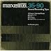 See larger Maxell Ud Ultra Dynamic, 35-90 Sound Recording Tape , Hi-Output /Extended Range, Polyester Base (1.0Mil) 35 Micron, 550 M (1,800Ft.) Standard Hub Reel