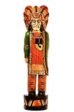 3.5 Foot Solid Wood Cigar Store Indian