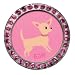 BOXED CHIHUAHUA MIRROR COMPACT W/ RHINESTONES