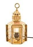 IMAGE OF Brass Clipper Ships Electric Lantern 13