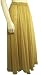 Gold Silk Chiffon Skirt