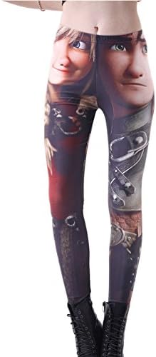 New 2014 Leggings Dragon with Boy Printed for Women (Style Ii)