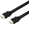 PLANEX HDMIフラットケーブル2m(ブラック) PL-HDMI02FB
