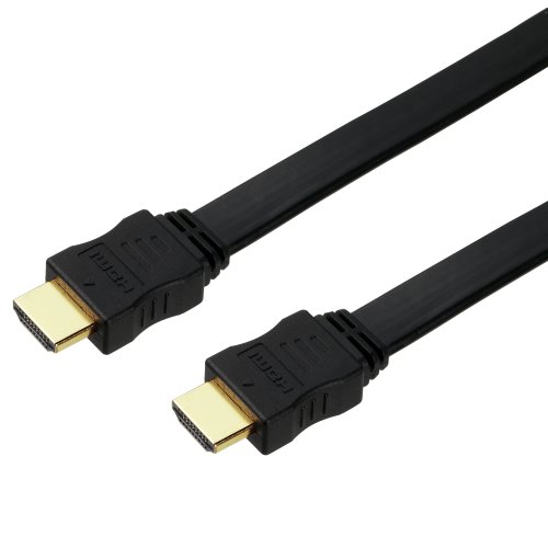 Cover image : PLANEX HDMIフラットケーブル2m(ブラック) PL-HDMI02FB